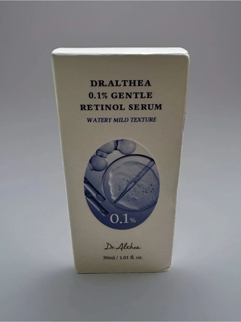 Dr. Althea 0.1% Gentle Retinol Serum Bakuchiol Anti-Aging Sensitive 30ml - NIB